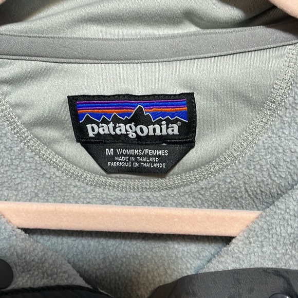 Patagonia grey quarter snap pullover sweater women medium - Picture 2 of 4